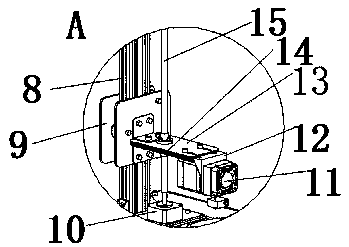 Portable 3D printer based on polar coordinates