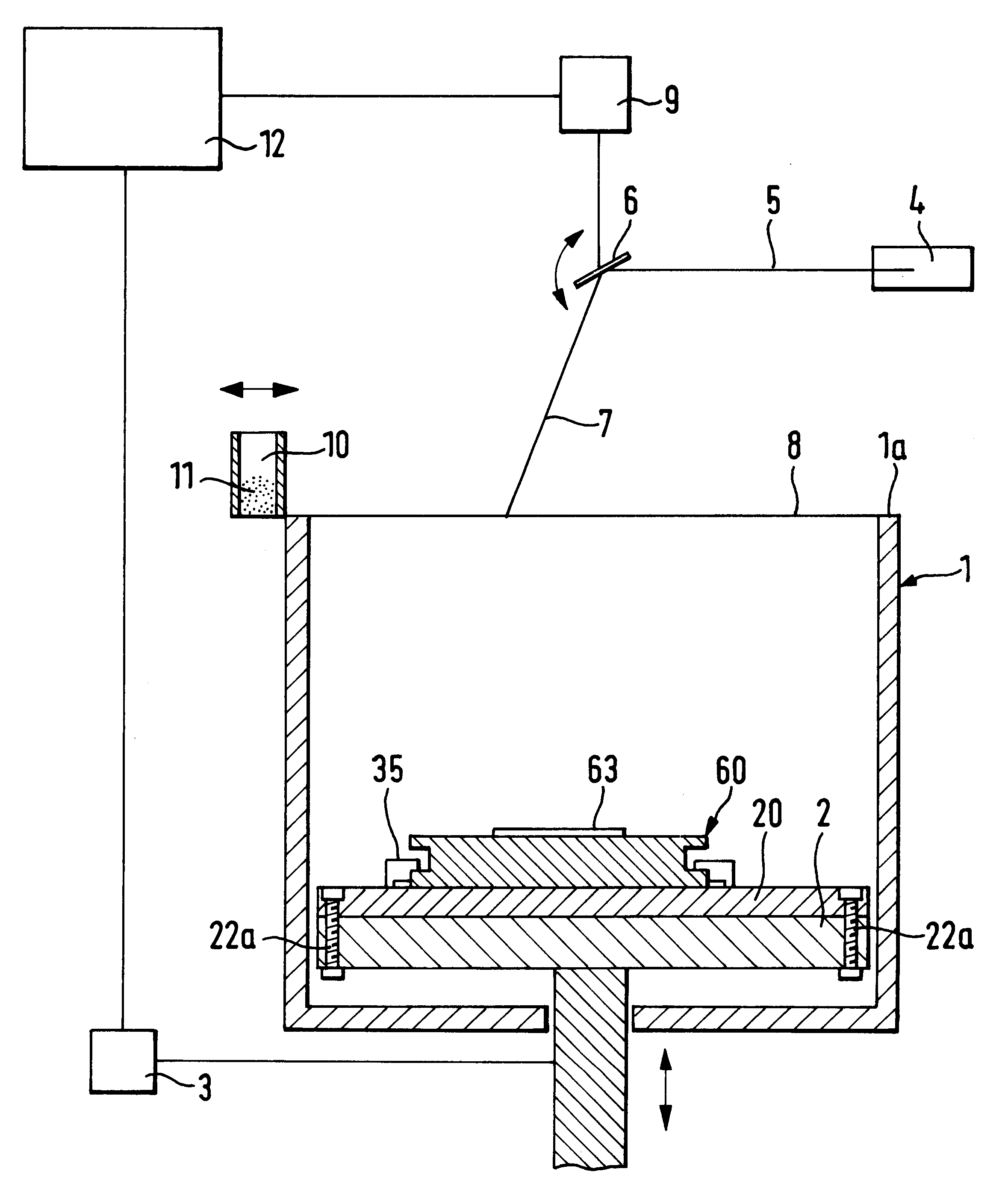 Method of calibrating an apparatus for producing a three-dimensional object, calibration apparatus and method and apparatus for producing a three-dimensional object