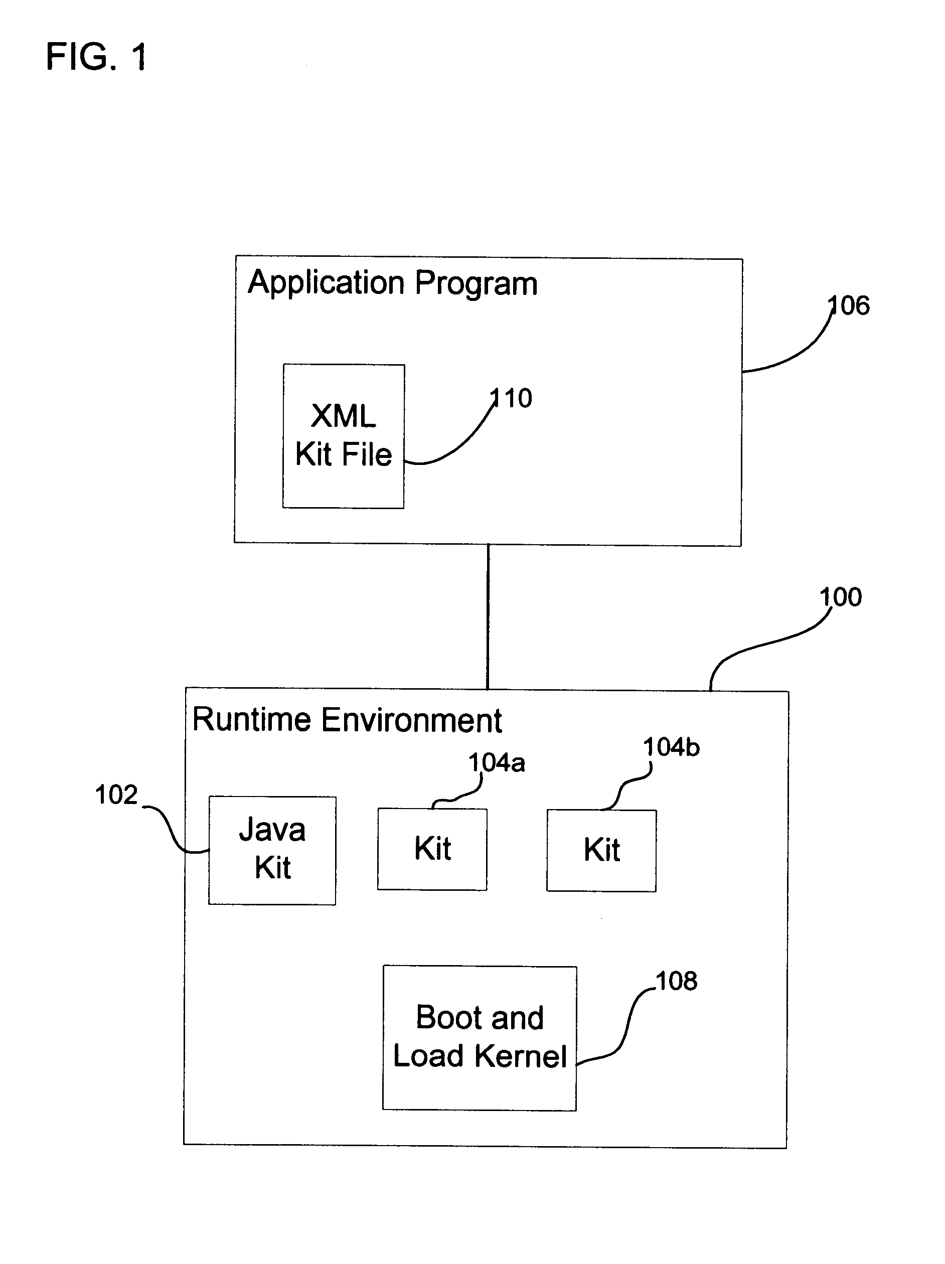Method, system, program, and data structures for loading programs into a runtime environment
