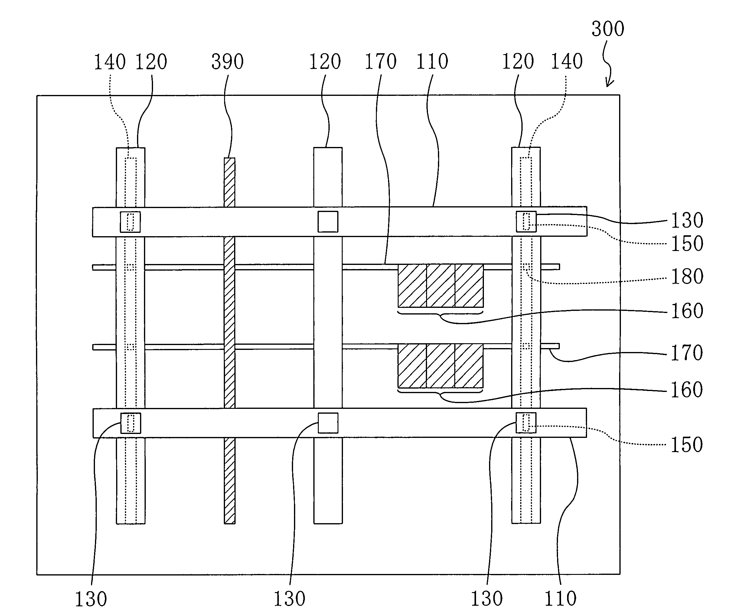 Wiring structure of a semiconductor device