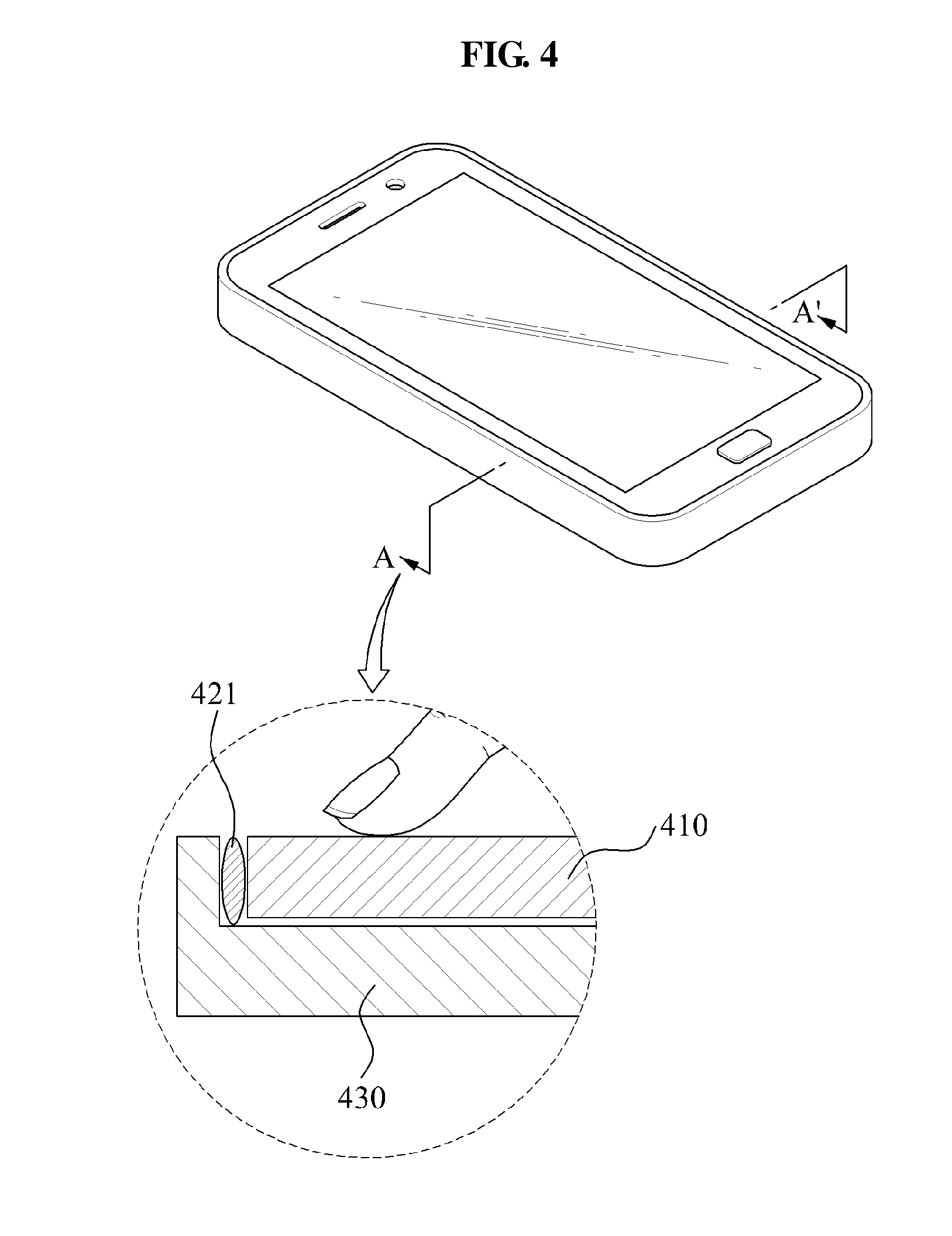 Interface controlling apparatus and method using force