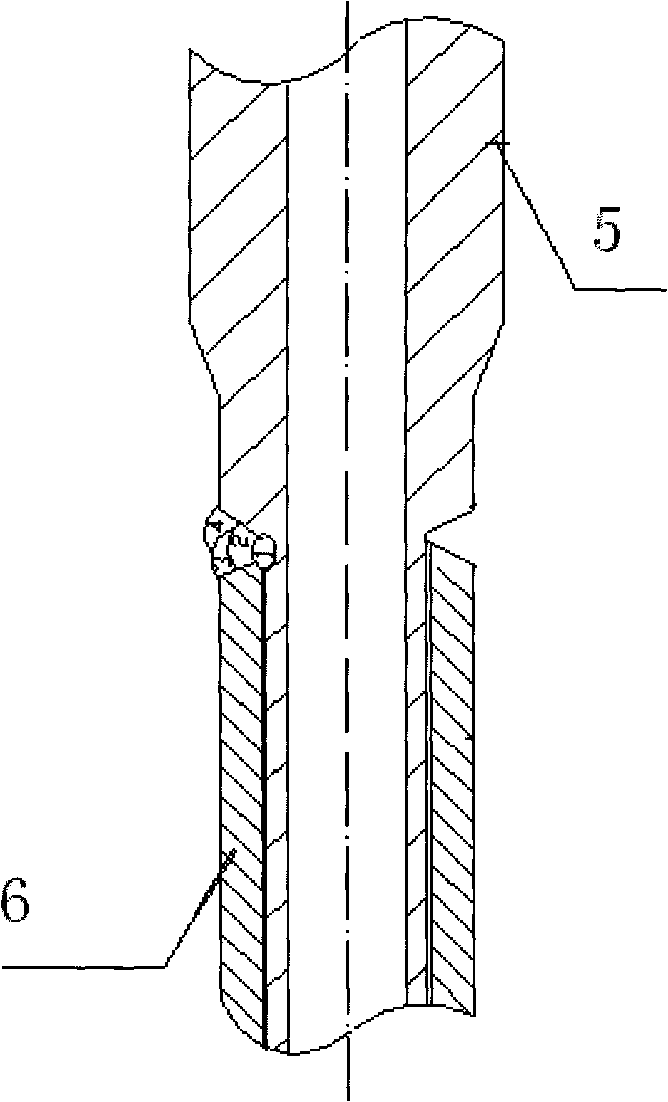Automatic welding method of electrically heated element bushing of voltage stabilizer and reducing bushing of electrically heated element bushing