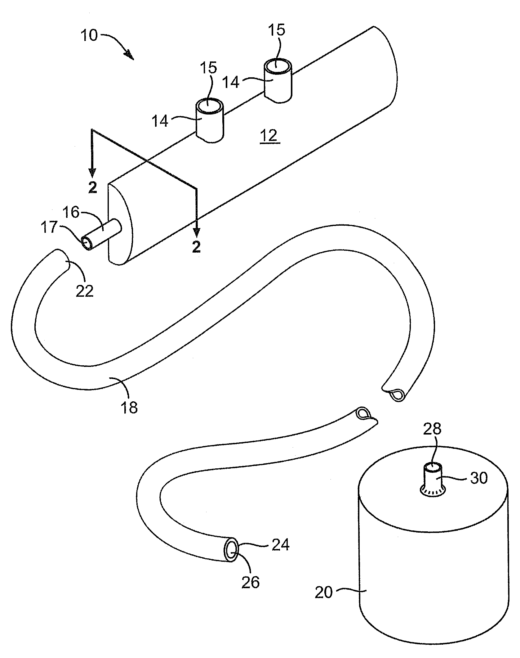Nitric oxide reactor and distributor apparatus and method