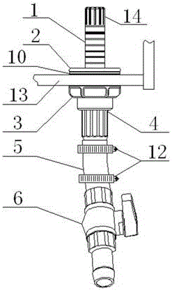 Anti-blocking aquarium water discharging pipe