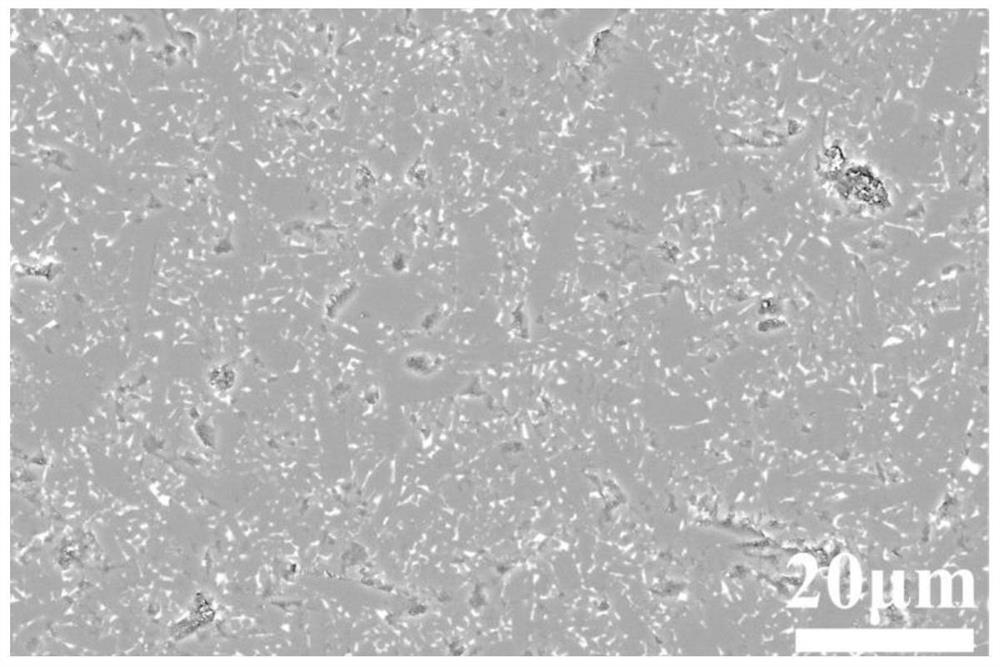 Method for preparing high-strength and high-thermal-conductivity silicon nitride ceramic through two-step sintering