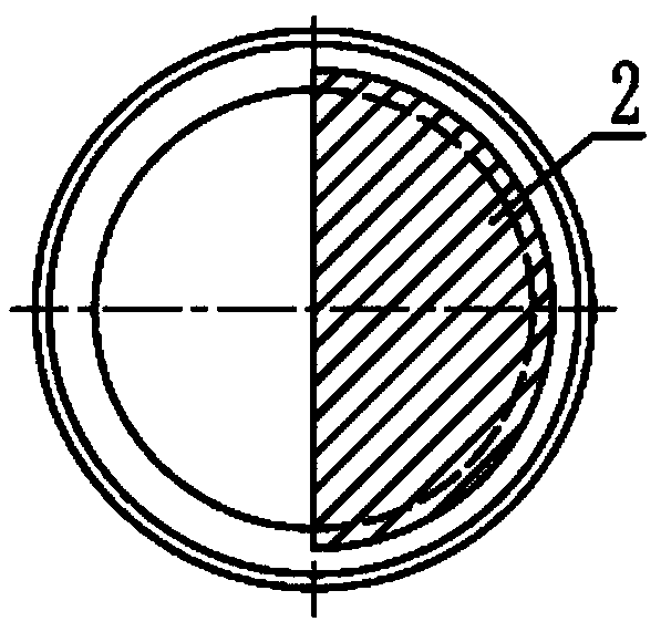 Phase isolated bus contact structure