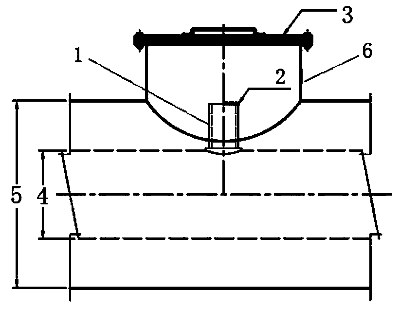 Phase isolated bus contact structure