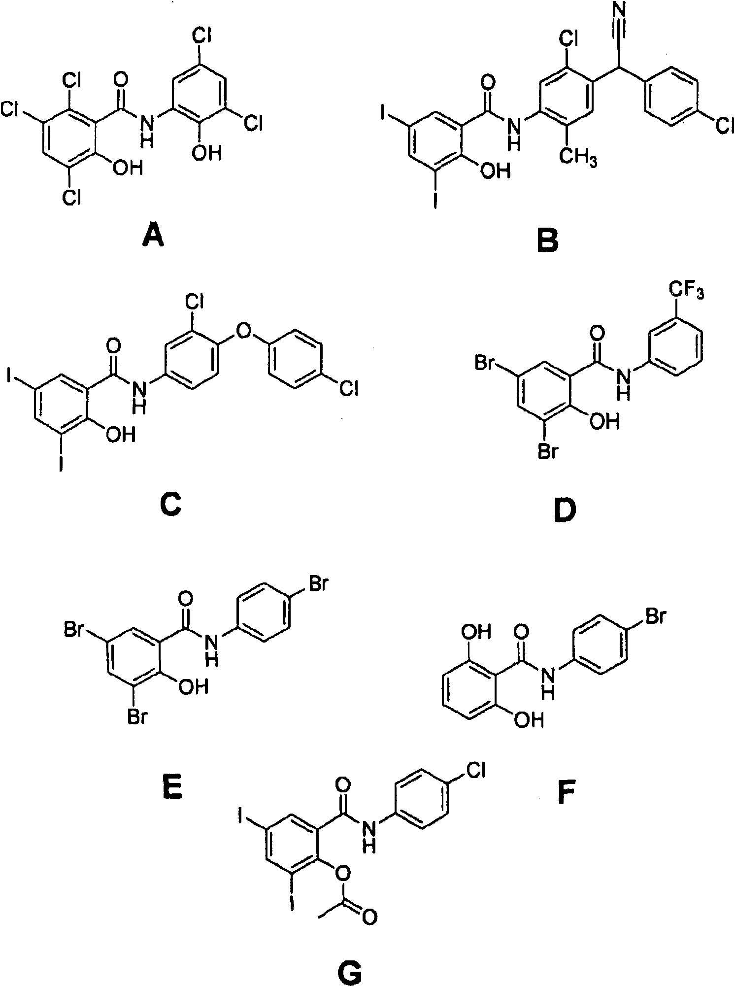 Salicylanilide modified peptides for use as oral therapeutics