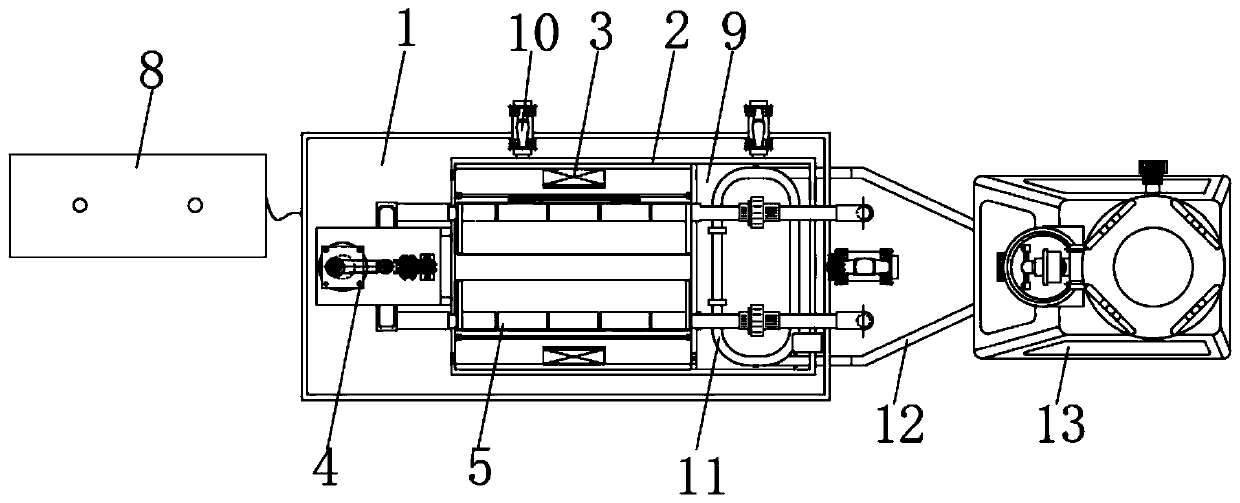 Testing device of high-end plate electroplating experimental tank