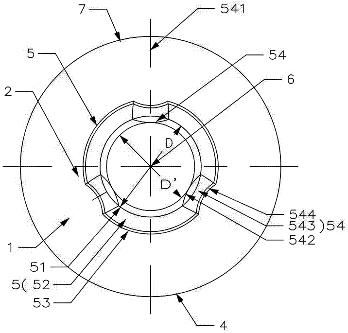 Circular blade with accurate positioning structure and cutting tool