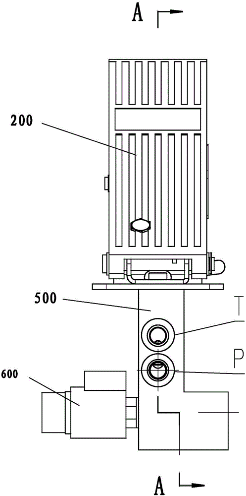 Accelerator and walking control combination valve assembly