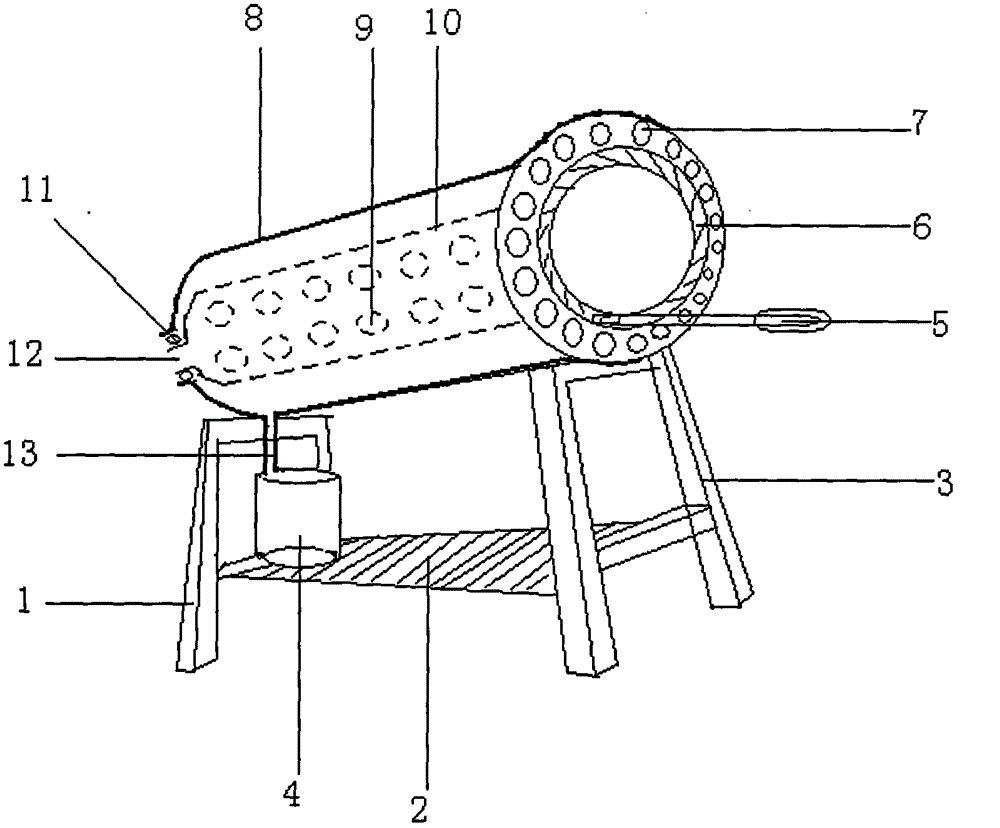 Umbrella spin-dry device