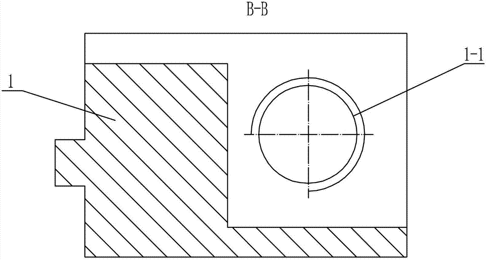Ladder-shaped internal threaded hole processing method of steam turbine outer ring part