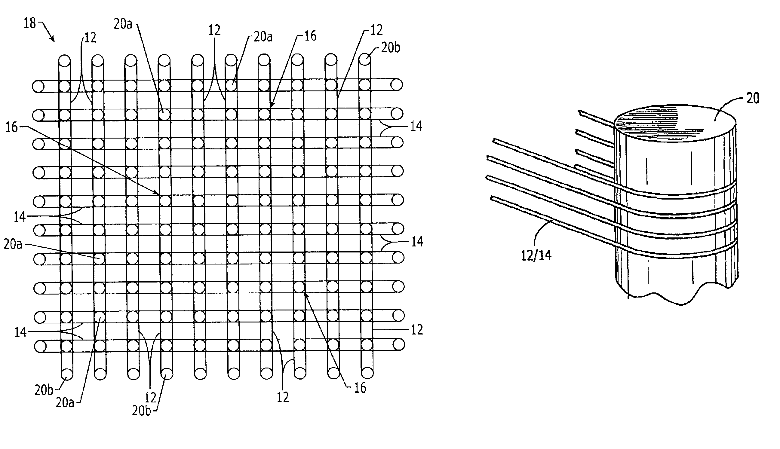 Eddy current probe having sensing elements defined by first and second elongated coils and an associated inspection method