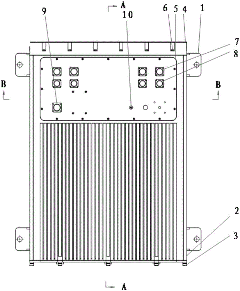 Shipborne data storage device and assembling reinforcement method