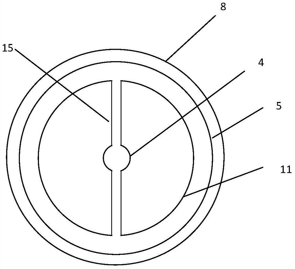 Underground coal gasification device and gasification method thereof