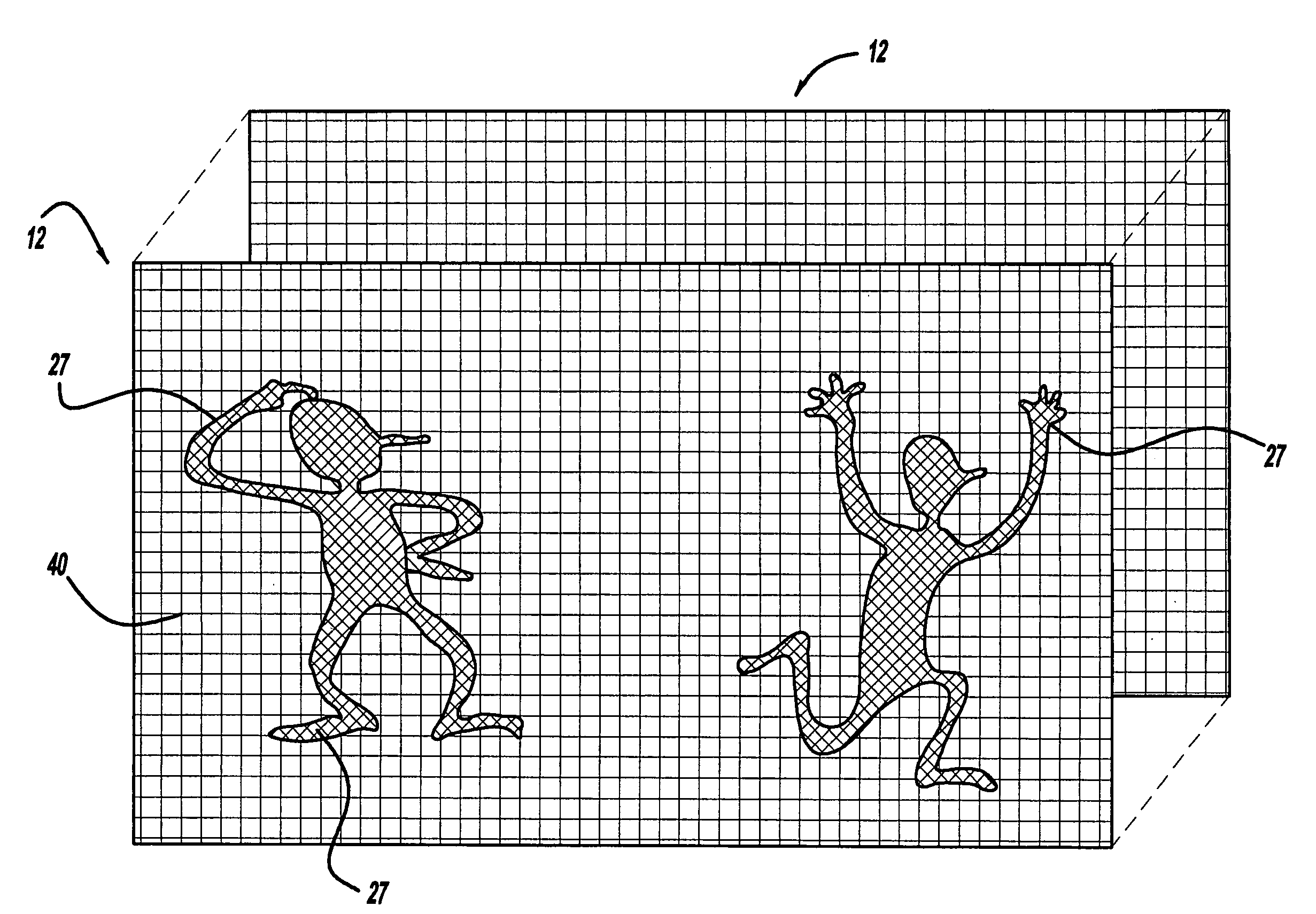 Method of making image bearing laminated door/window screen with changeable images