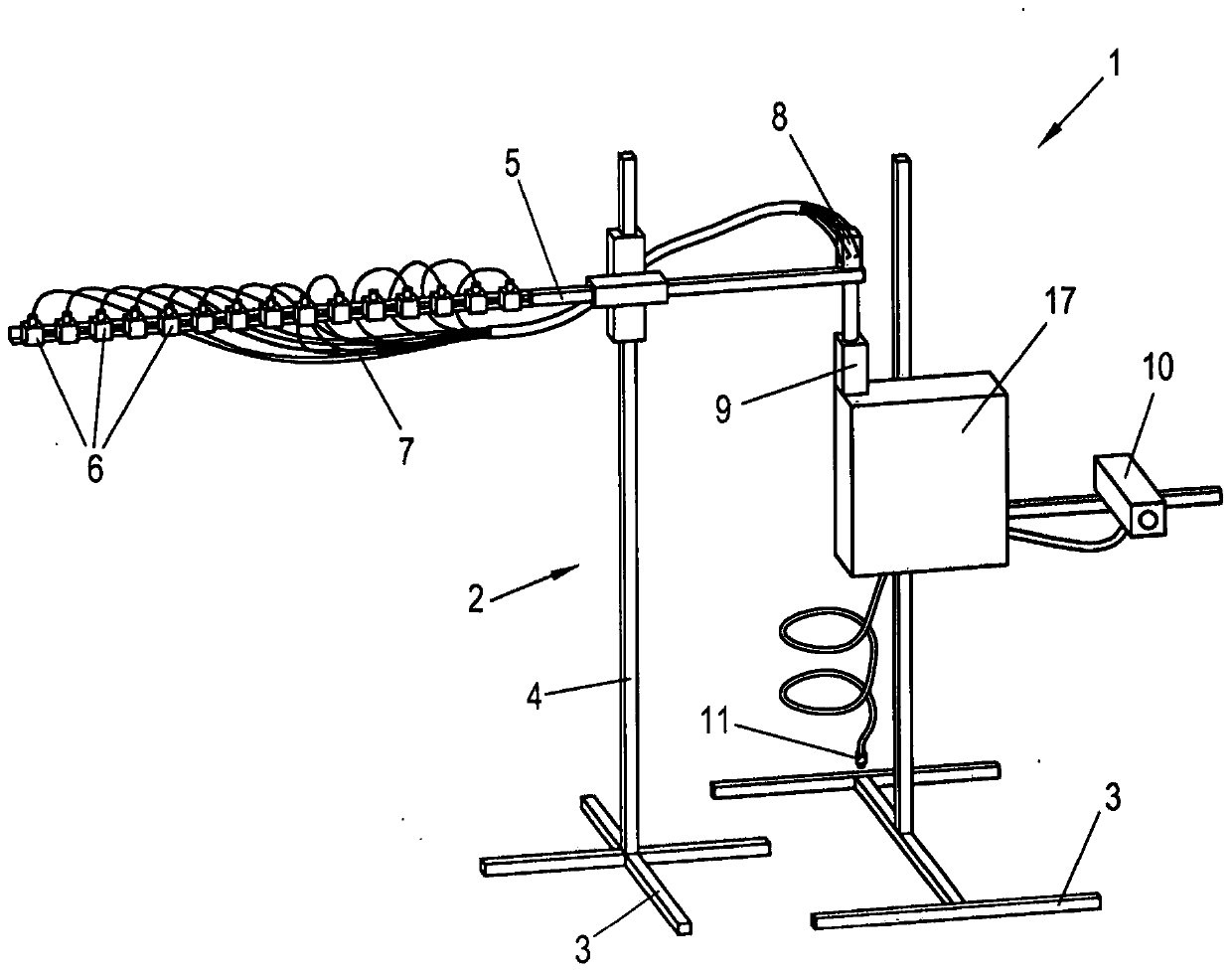 Apparatus and method for delivering droplets of fluids onto poultry hatchlings