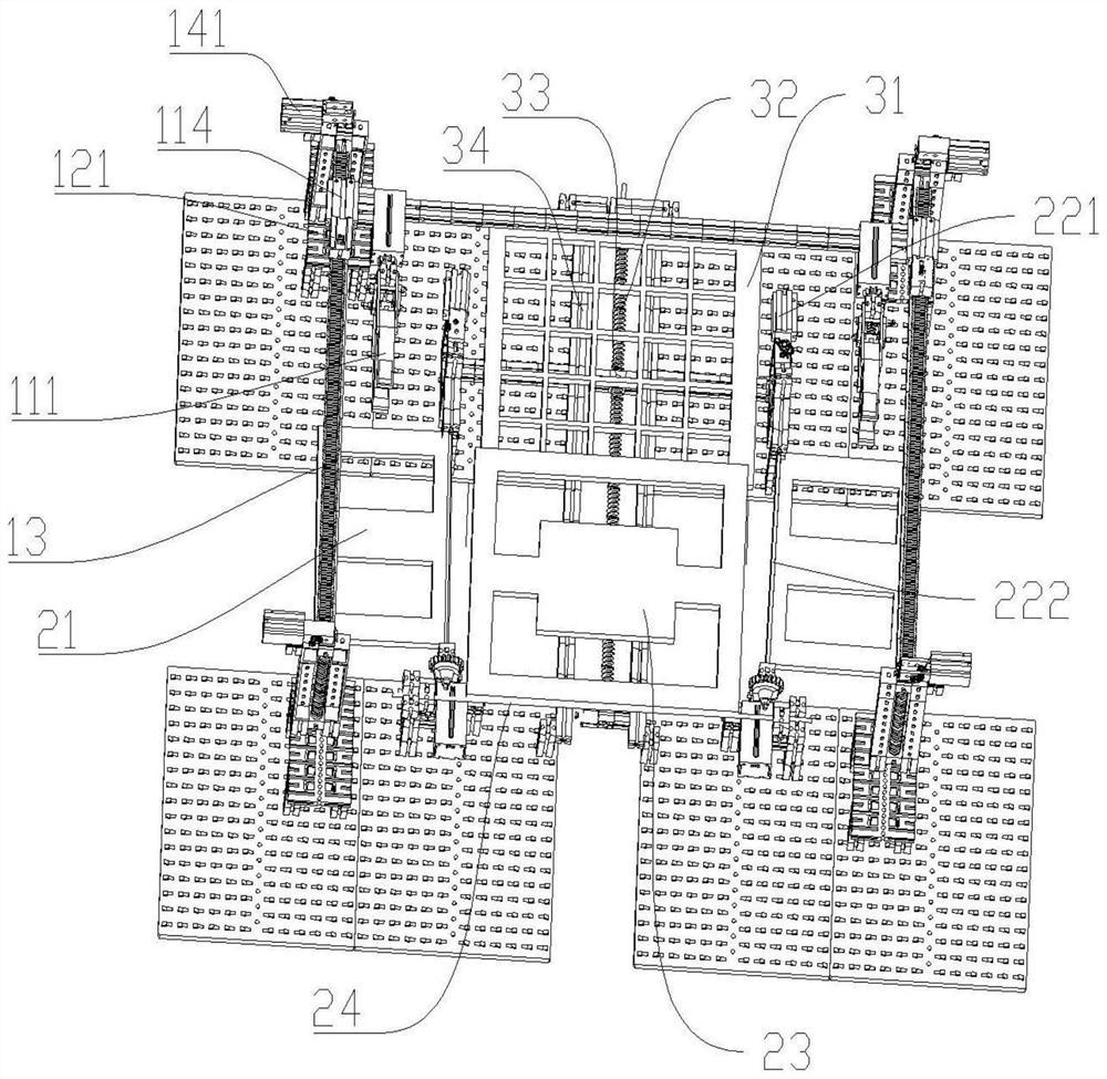 Automatic clothes folding device