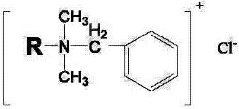 A kind of solution of benzalkonium chloride and preparation method thereof