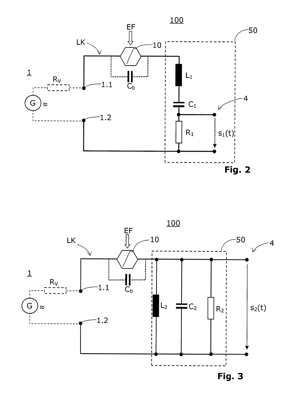 Apparatus comprising an oscillator circuit, use of such an apparatus in a radiation field as well as method for operating such an apparatus in a radiation field