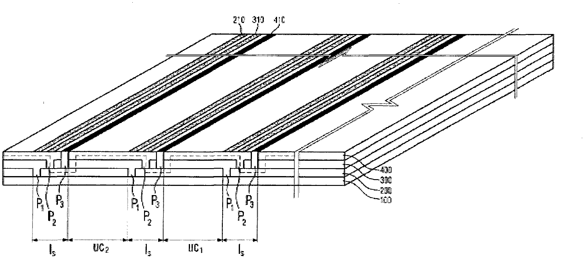 Series type integrated photovoltaic module and manufacturing method thereof