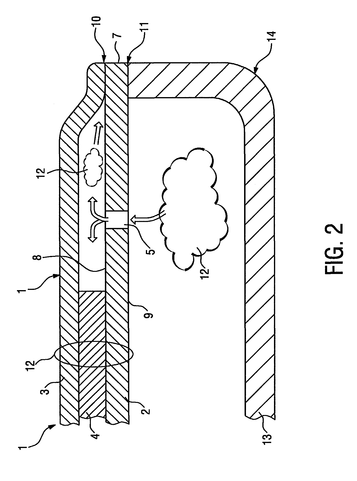 Foil for providing a peel-seal valve, package comprising the foil, and method of manufacturing the foil