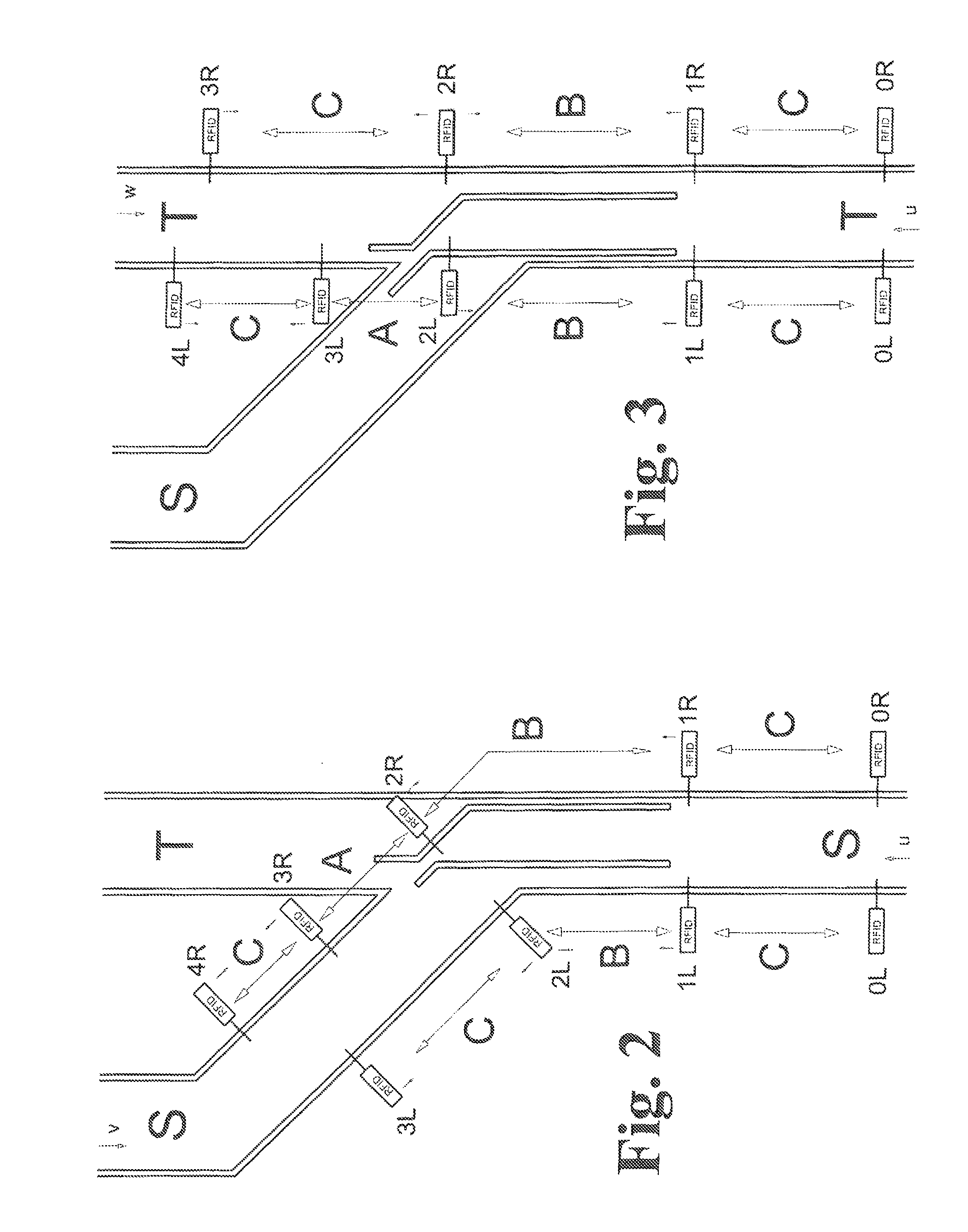 Arrangement for measuring sections of track for the purpose of maintaining railroad tracks