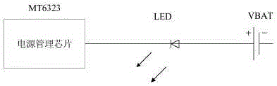 Circuit structure having functions of both flash lamp and signal lamp and mobile terminal