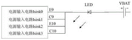 Circuit structure having functions of both flash lamp and signal lamp and mobile terminal