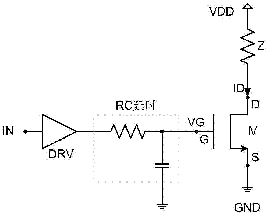 On-chip switch step-by-step control circuit and method, on-chip signal pin drive circuit