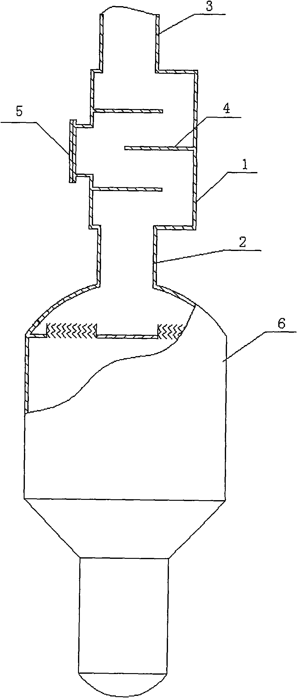Multilevel defoaming method of evaporator