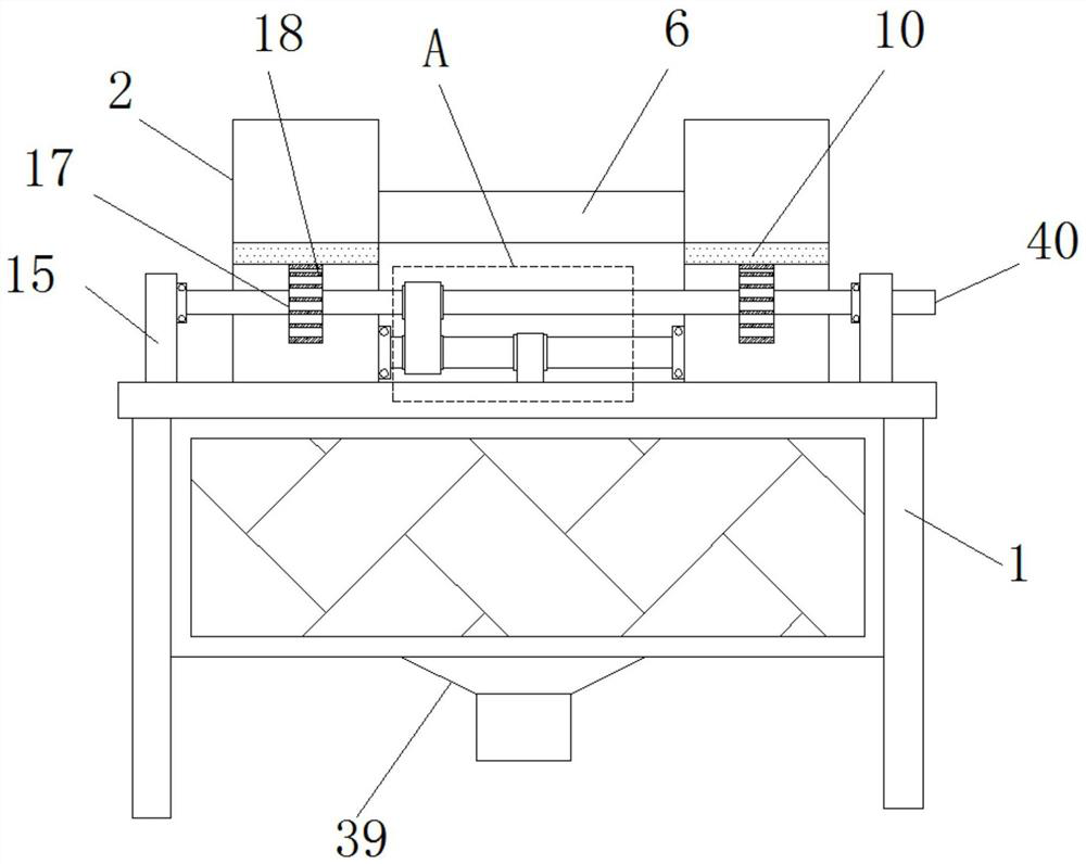 A pig feed device with automatic feed ratio control