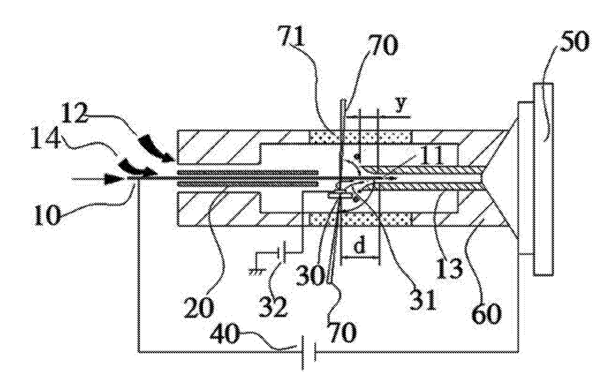 Laser desorption electrospray ionization source