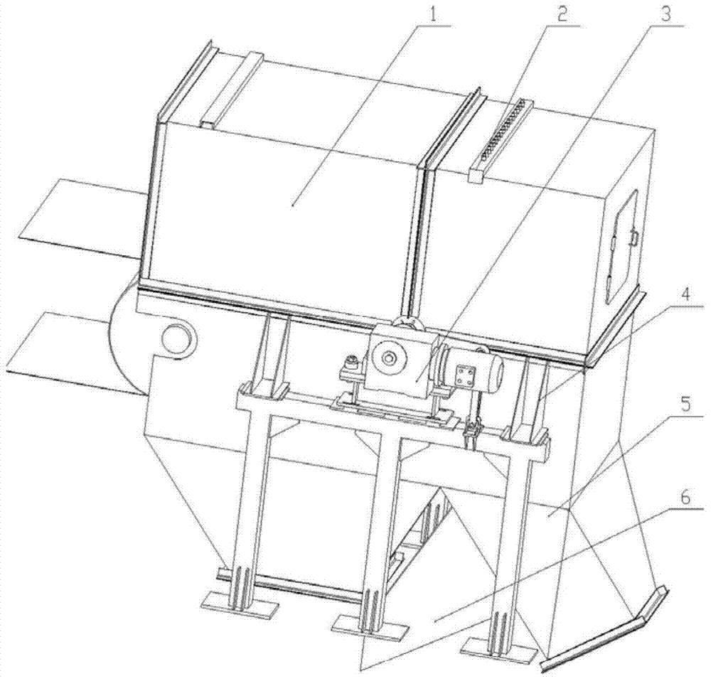 Single-tooth claw pricking type sundries removing device