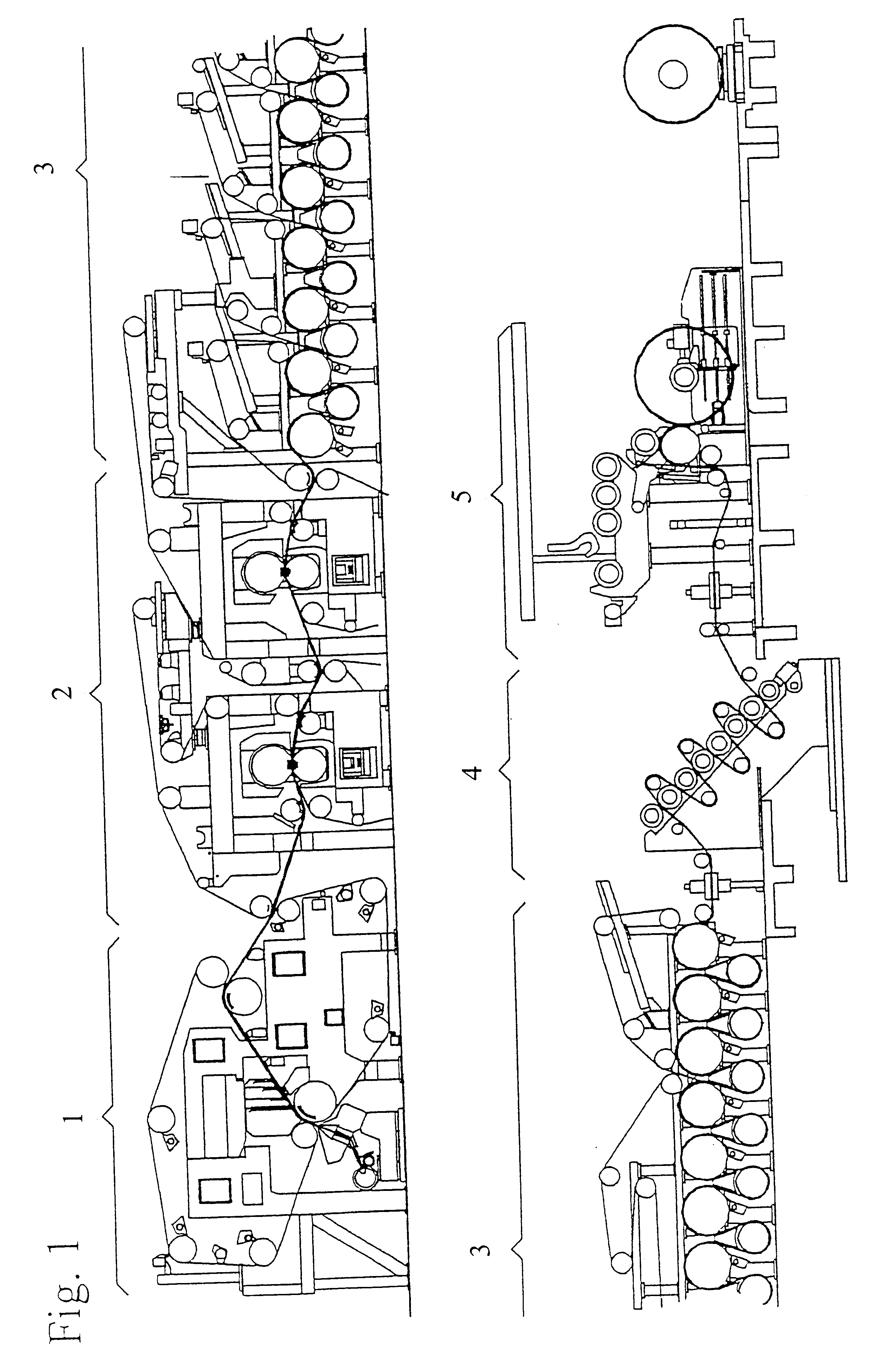 Process for improving the surface of offset paper