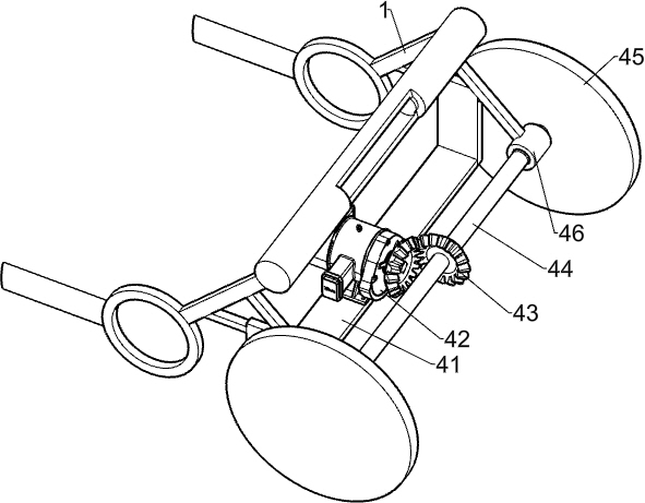 Agricultural film hole forming device