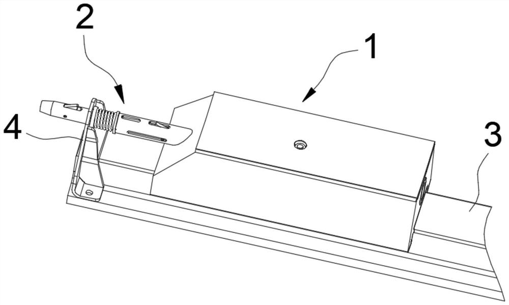 Retention adapter and launch box comprising same