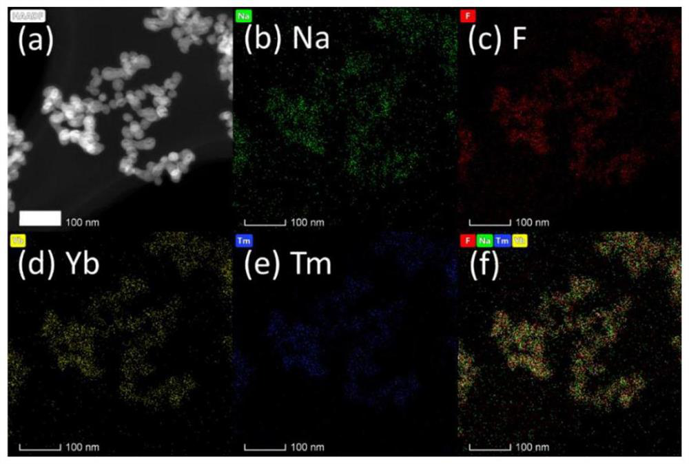 Multifunctional self-sensitization Yb-based fluoride nanocrystal particle as well as synthesis method and application of multifunctional self-sensitization Yb-based fluoride nanocrystal particle