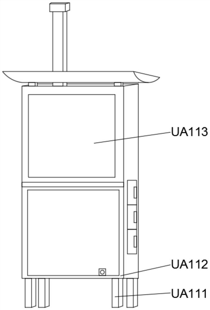 A method and device for reducing the combustion hazard of a lithium battery charging and replacing cabinet