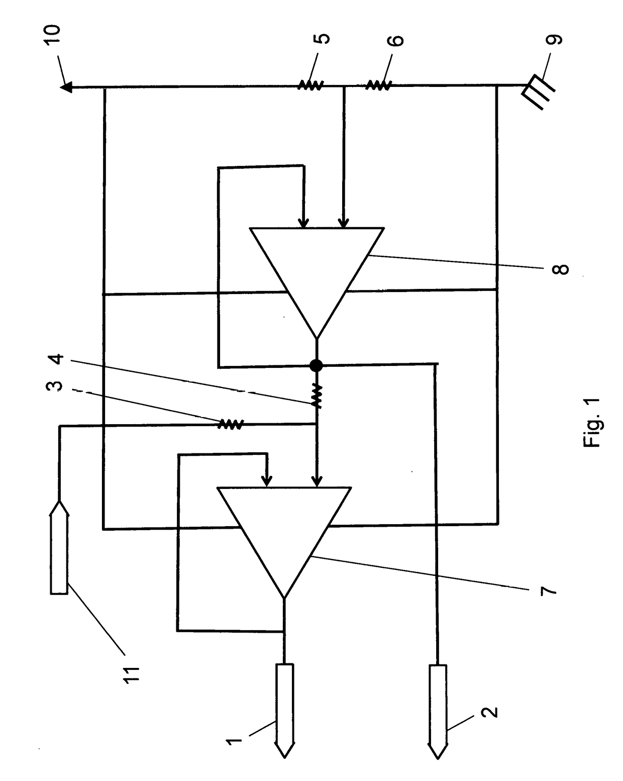Sensing Circuit with Cascaded Reference