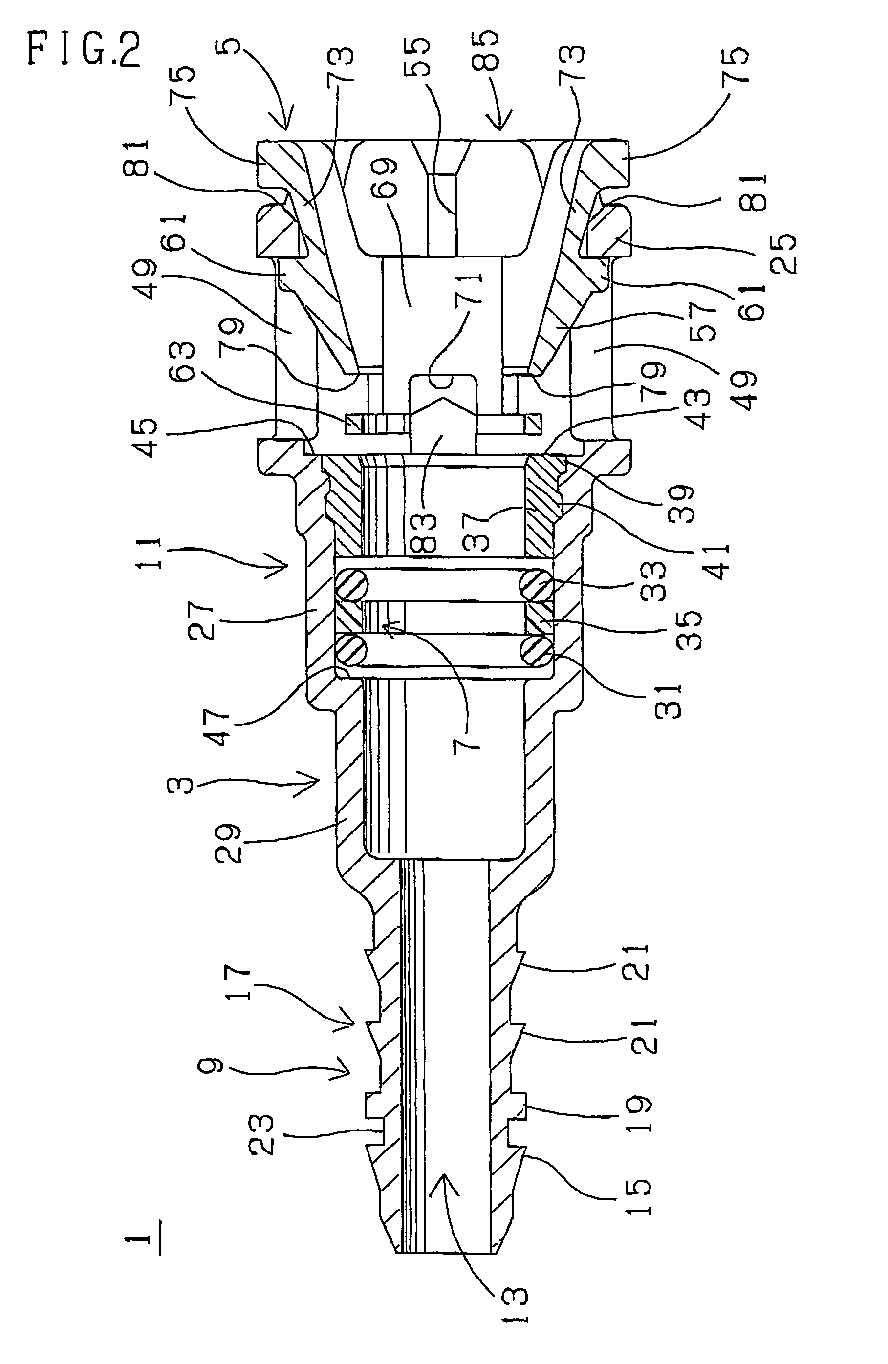 Connection verifying device and connection verifying structure for a pipe and a connector