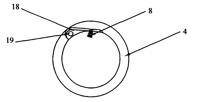 Disengaging safety handle