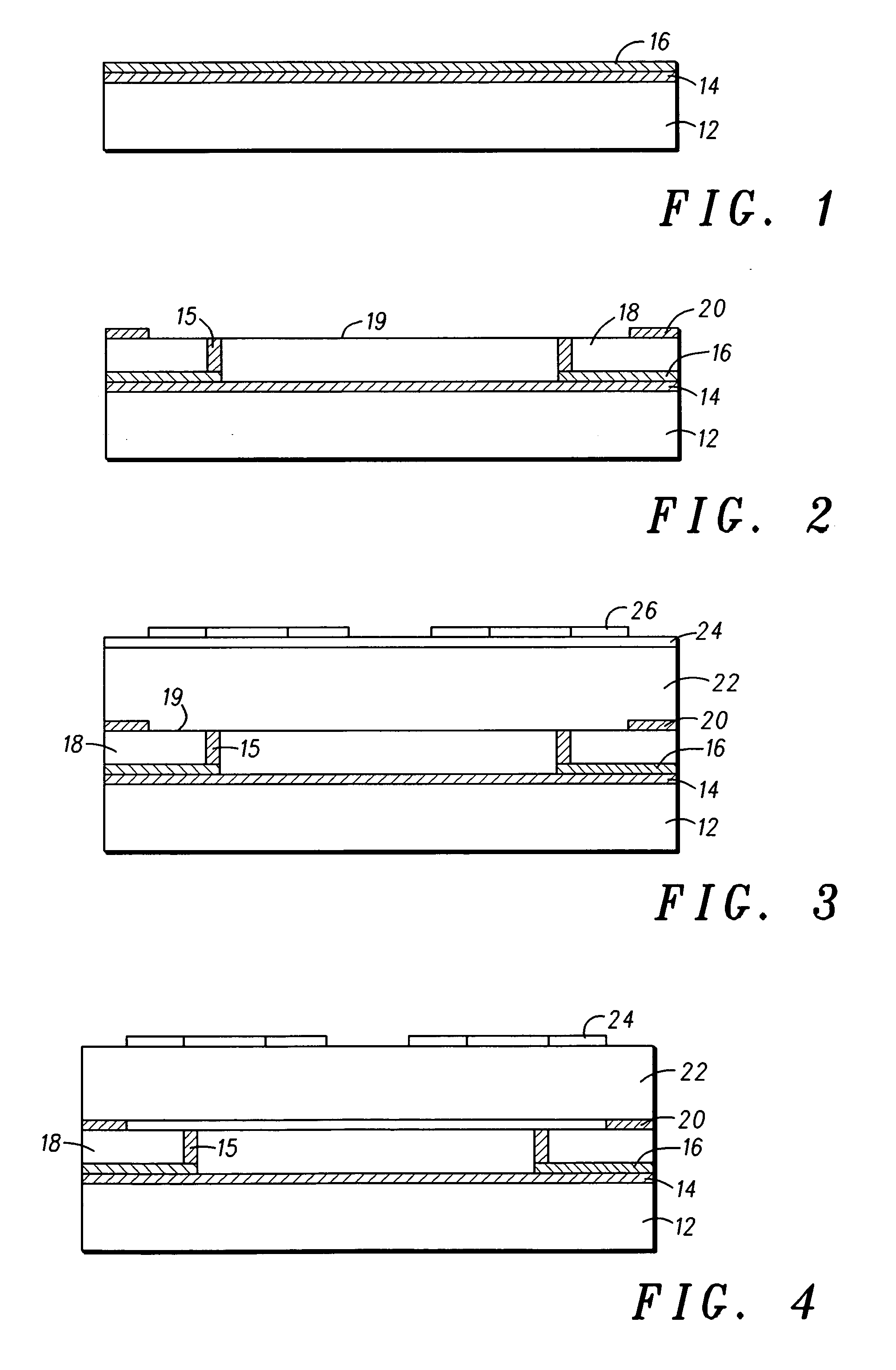 Fuel cell having patterned solid proton conducting electrolytes