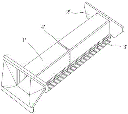 Rowed pile box culvert structure and construction method thereof