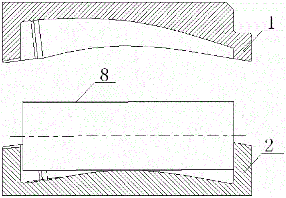 Integral forming method of titanium alloy intake port parts