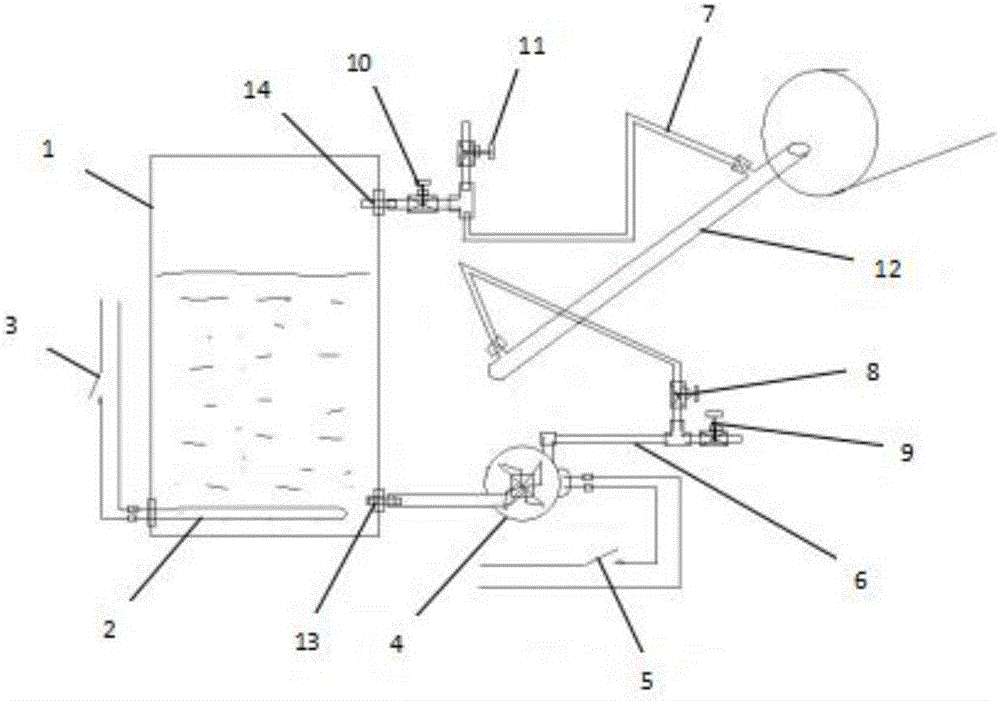 Device for singly descaling photic glass tube of solar water heater