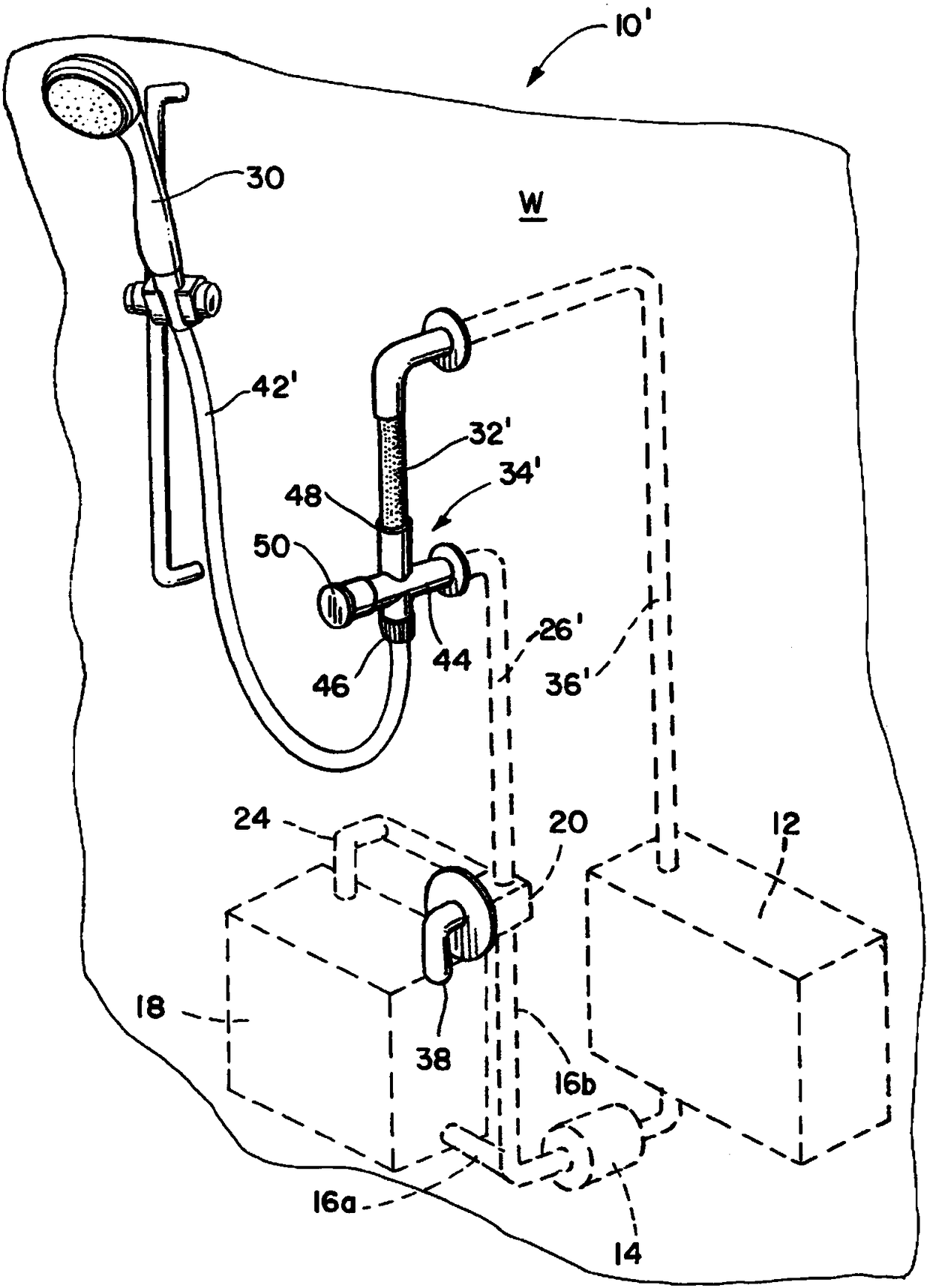 Water conserving shower system and thermochromic fixtures used therein