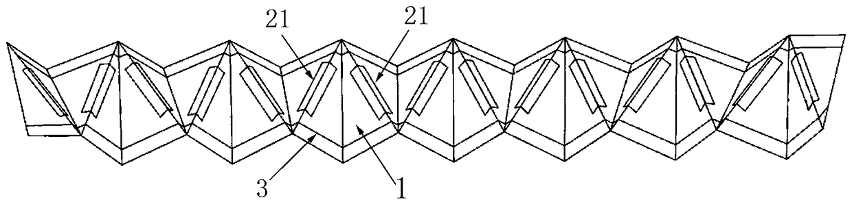 Paper folding structure capable of conducting self-folding based on electric drive