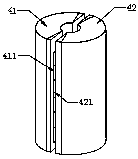 Membrane module device for sewage treatment